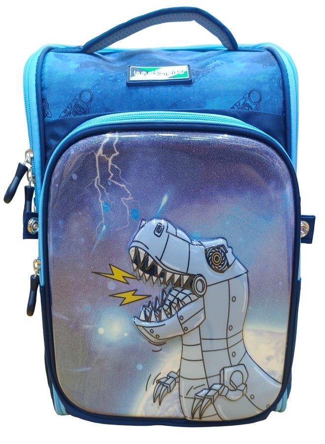 ONOTIC Dinosaur School Bag - Boys Large Capacity 3D Backpack with Open Style Design and Padded Straps - Image 1